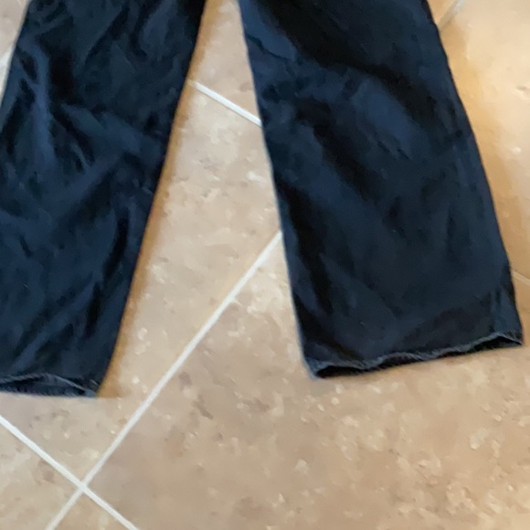 RAg & bone Logan mid rise wide leg, black, size 28 - Picture 6 of 6